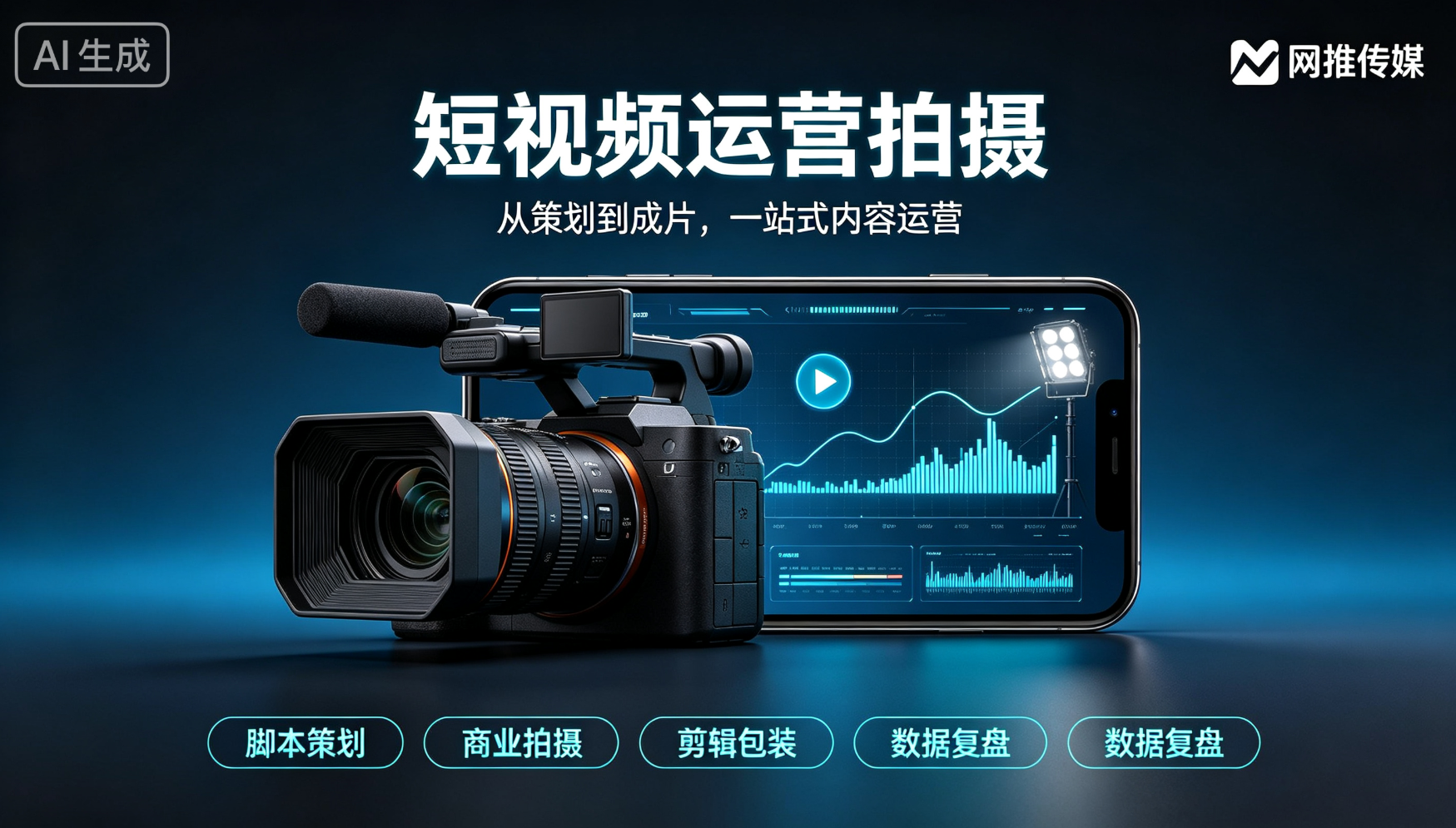 网推传媒短视频运营团队工作场景